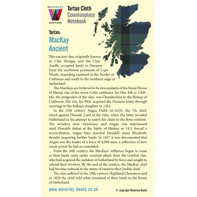 Waverley Scotland Genuine Tartan Cloth Commonplace Notebook – MacKay Ancient