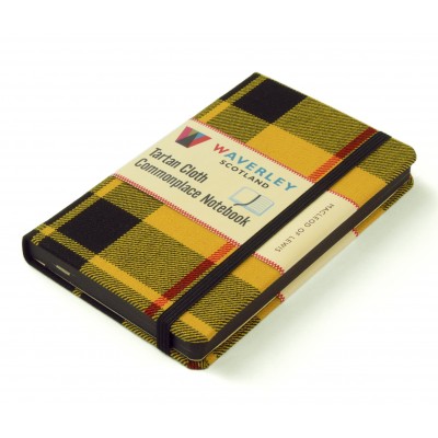 Waverley Scotland Genuine Tartan Cloth Commonplace Pocket Notebook – Macleod of Lewis