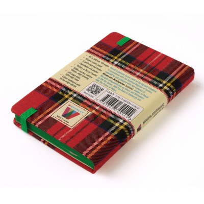 Waverley Scotland Genuine Tartan Cloth Commonplace Notebook – Royal Stewart (pocket)
