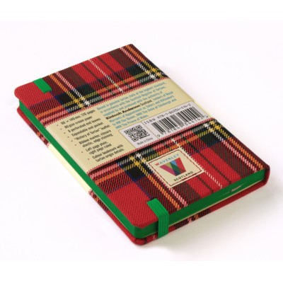 Waverley Scotland Genuine Tartan Cloth Commonplace Notebook – Royal Stewart (pocket)