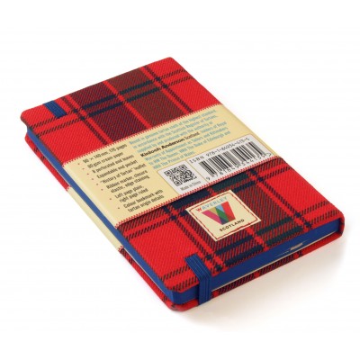 Waverley Scotland Genuine Tartan Cloth Commonplace Notebook – Robertson