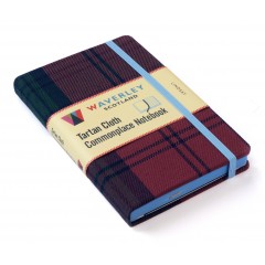 Waverley Scotland Genuine Tartan Cloth Commonplace Notebook – Lindsay