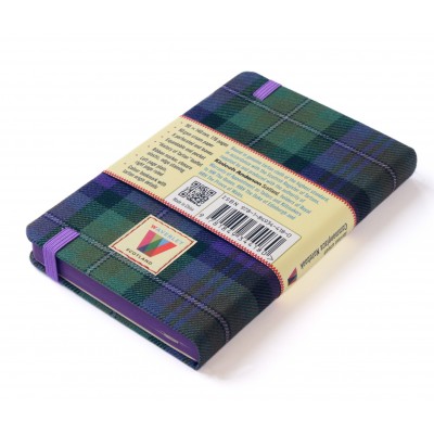 Waverley Scotland Genuine Tartan Cloth Commonplace Notebook – Isle of Skye (pocket)