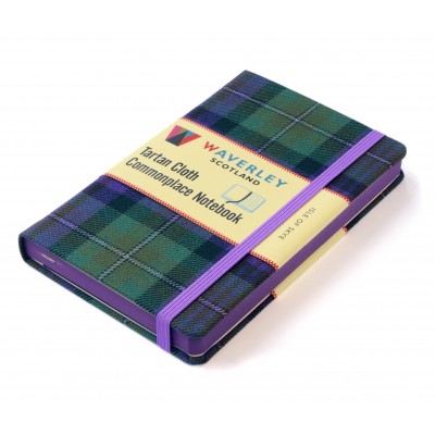 Waverley Scotland Genuine Tartan Cloth Commonplace Notebook – Isle of Skye (pocket)