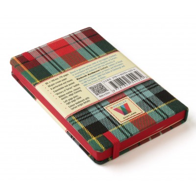 Waverley Scotland Genuine Tartan Cloth Commonplace Notebook – Caledonia (pocket)
