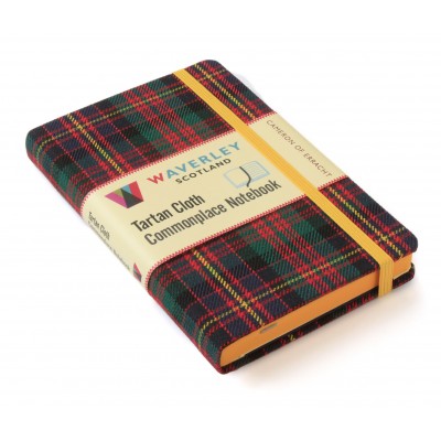 Waverley Scotland Genuine Tartan Cloth Commonplace Notebook – Cameron of Erracht