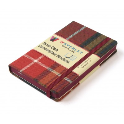 Waverley Scotland Genuine Tartan Cloth Commonplace Notebook – Buchanan Reproduction (pocket)