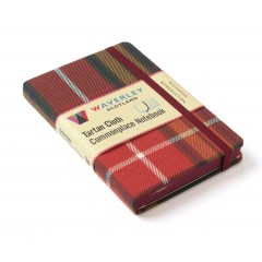 Waverley Scotland Genuine Tartan Cloth Commonplace Notebook – Buchanan Reproduction (pocket)