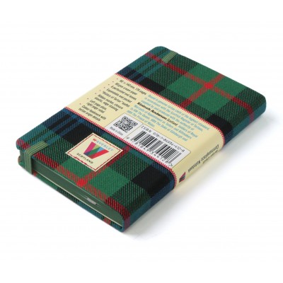 Waverley Scotland Genuine Tartan Cloth Commonplace Notebook – Murray of Atholl Ancient (pocket)