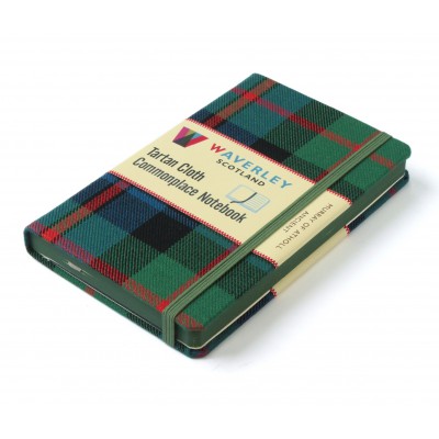 Waverley Scotland Genuine Tartan Cloth Commonplace Notebook – Murray of Atholl Ancient (pocket)