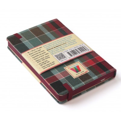Waverley Scotland Genuine Tartan Cloth Commonplace Notebook – Gordon Red Weathered