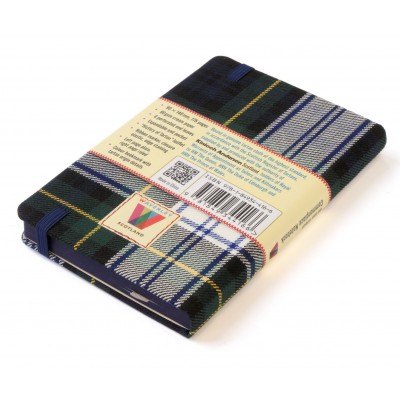 Waverley Scotland Genuine Tartan Cloth Commonplace Notebook – Dress Gordon