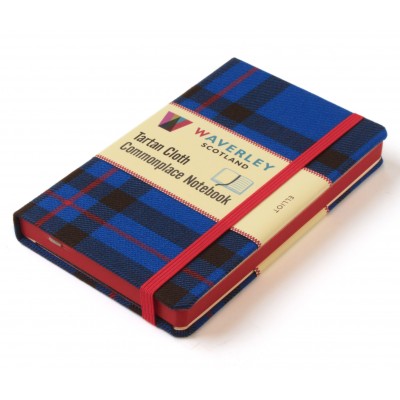 Waverley Scotland Genuine Tartan Cloth Commonplace Notebook – Elliot (pocket)