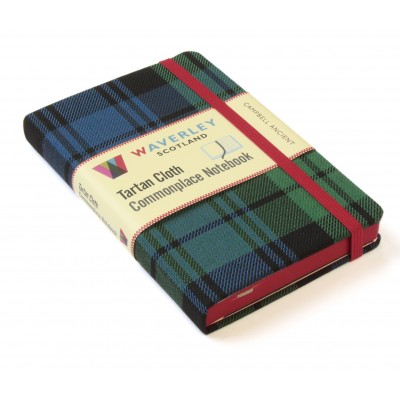 Waverley Scotland Genuine Tartan Cloth Commonplace Notebook – Campbell Ancient