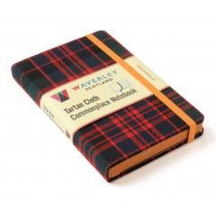 Waverley Scotland Genuine Tartan Cloth Commonplace Notebook – MacDonald