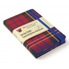 Waverley Scotland Genuine Tartan Cloth Commonplace Notebook – MacPherson Red