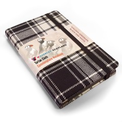 Black and White Tartan: Pocket: 14 x 9cm: Scottish Traditions: Waverley Genuine Tartan Cloth Commonplace Notebook