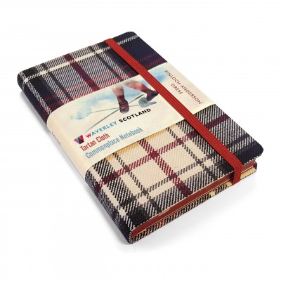 Dress Tartan: Pocket: 14 x 9cm: Waverley Genuine Tartan Cloth Commonplace Notebook