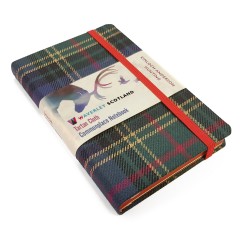 Hunting Tartan: Pocket: 14 x 9cm: Scottish Traditions: Waverley Genuine Tartan Cloth Commonplace Notebook