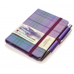 Romance Tartan: Mini with pen: 10.5 x 7.5cm: Scottish Traditions: Waverley Genuine Tartan Cloth Commonplace Notebook