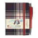 Dress Tartan: Mini with pen: 10.5 x 7cm: Waverley Genuine Tartan Cloth Commonplace Notebook