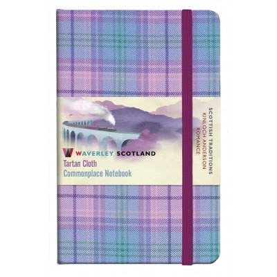 Romance Tartan: Pocket: 14 x 9cm: Scottish Traditions: Waverley Genuine Tartan Cloth Commonplace Notebook