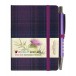 Thistle Tartan: Mini with pen: 10.5 x 7.5cm:  Scottish Traditions: Waverley Genuine Tartan Cloth Commonplace Notebook
