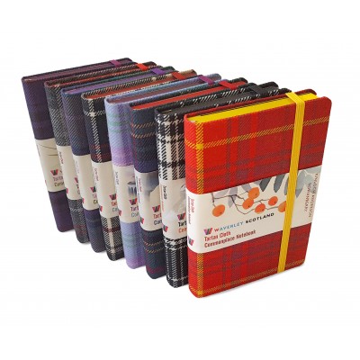 Thistle Tartan: Pocket: 14 x 9cm:  Scottish Traditions: Waverley Genuine Tartan Cloth Commonplace Notebook