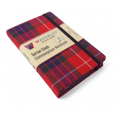 Fraser Modern Red Tartan Notebook