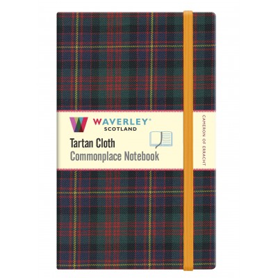Waverley Scotland Genuine Tartan Cloth Commonplace Notebook –  Cameron of Erracht (Large)