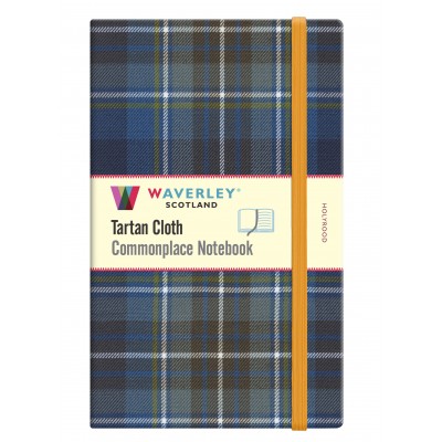 Waverley Scotland Genuine Tartan Cloth Commonplace Notebook – Holyrood (Large)