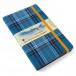 Blue Loch Tartan: Large: 21 x 13cm: Scottish Traditions: Waverley Genuine Tartan Cloth Commonplace Notebook