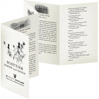 Flower of Scotland Tartan: Mini with pen: 10.5 x 7.5cm: Waverley Genuine Tartan Cloth Commonplace Notebook