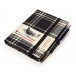 Black and White Tartan: Mini with pen: 10.5 x 7cm: Scottish Traditions: Waverley Genuine Tartan Cloth Commonplace Notebook