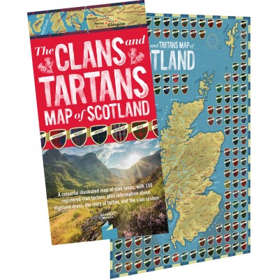 The Clans and Tartan Maps of Scotland (folded)