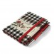 A Red, Red Rose, Burns Check: Mini notebook with pen: 10.5 x 7.5cm: Waverley Genuine Tartan Cloth Commonplace Notebook