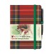 Waverley Scotland Genuine Tartan Cloth Commonplace Notebook – Royal Stewart mini with pen