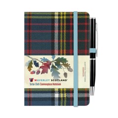 Waverley Scotland Genuine Tartan Cloth: Anderson Tartan Mini notebook with pen