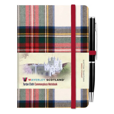 Dress Stewart Tartan mini with pen Notebook