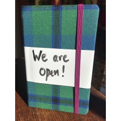 If you like red tartan notebooks, look no further...