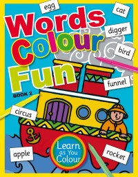 Words Color Fun book 2