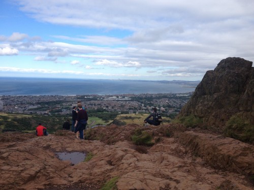 View from Arthur's Seat over Edinburgh