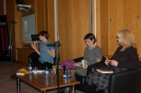 Lorraine Wilson and Sue Reid Sexton at Aye Write! 2016