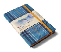 Pocket Notebook in Blue Loch Tartan